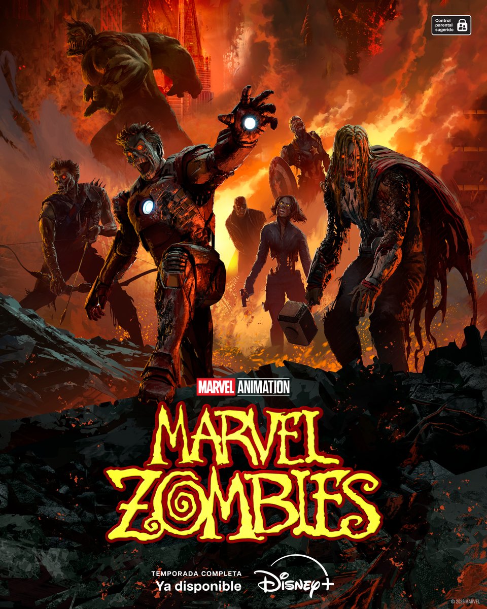 MarvelLATAM's tweet photo. No están aquí para salvarte.

#MarvelZombies, temporada completa ya disponible en @DisneyPlusLA. https://t.co/gu80tECgsY
