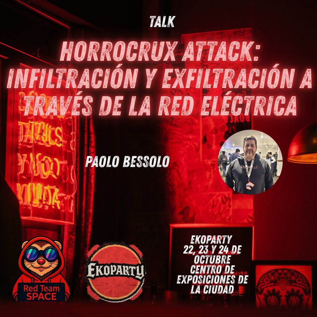 Bienvenido nuevamente al Red Team Paolo Bessolo con la charla Horrocrux Attack