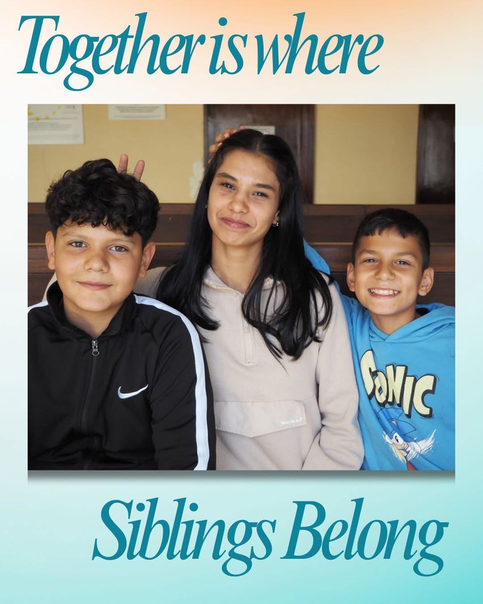 AdoptNightlight's tweet photo. Zoe, Elijah &amp; Hayden — three siblings from Bulgaria with an unbreakable bond.
They’ve faced loss, but never lost hope. Now, they just want one thing: A family to stay together.
Could that be you?
👉 Learn more  📩 karson@nightlight.org
#Adoption #Siblings #FamilyNeeded https://t.co/iRpbWlXM1a