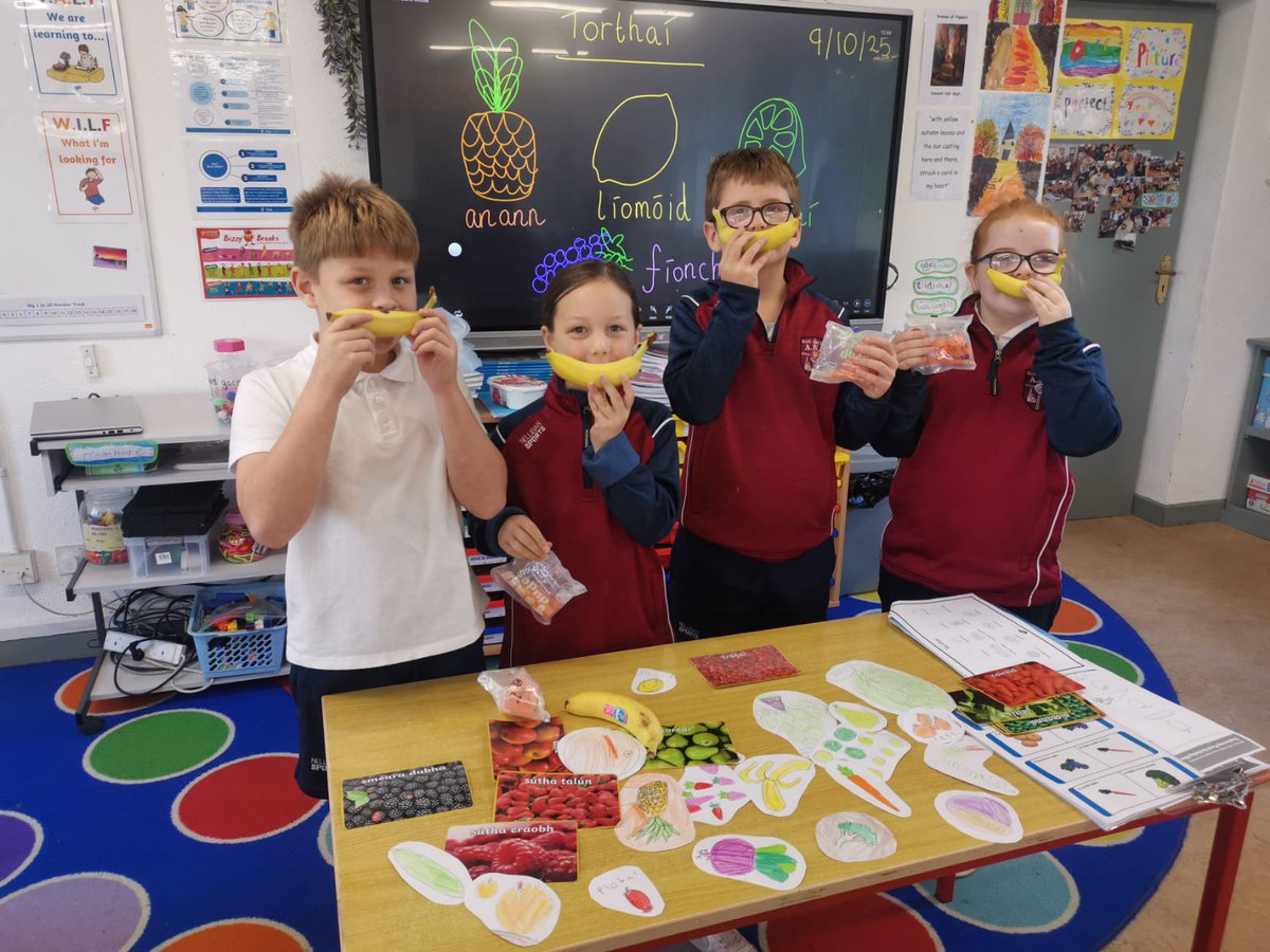 Food Dudes Refresher Week is in full swing here in <a href="/ArlesNS/">Arles N.S.</a>. The children are really enjoying their free fruit and vegetables thanks to <a href="/Bordbia/">Bord Bia - The Irish Food Board</a> #FoodDudes #HealthyEating