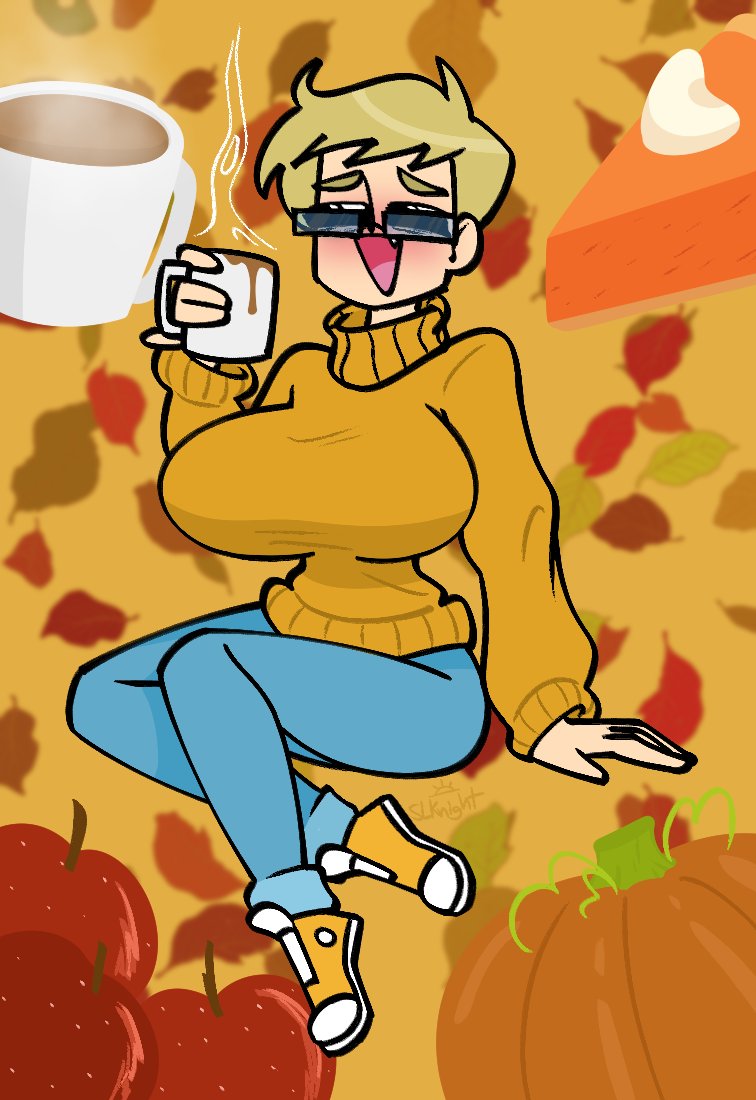 ErikaByKnight's tweet photo. Sorry no stream today, need another day to unwind hah.

But here's a draw as recompense! 🧡
Hope you all are enjoying the comfy weather!☕️ https://t.co/z6HmGMpbUD