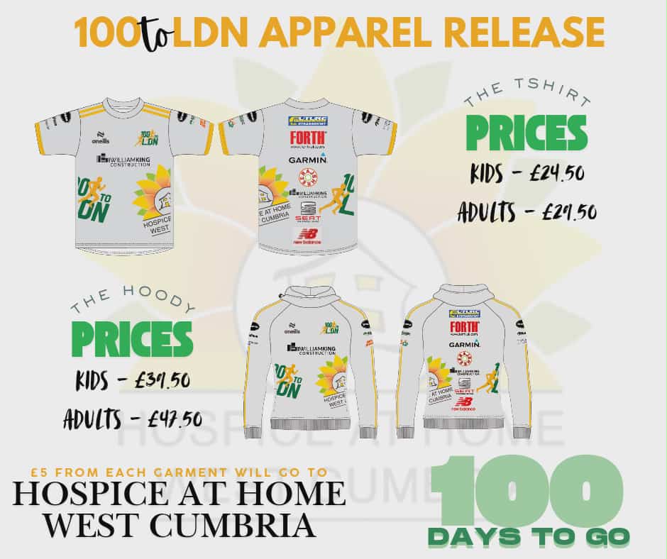 🎄🏃‍♂️🎽 100 DAYS TO GO TO 100toLDN 🏃‍♂️🎽🎄

And it's time to release our Apparel just in time for Christmas 🎄 
Please visit here to order: form.jotform.com/252815613738361

CLOSING DATE FOR ORDERS FOR CHRISTMAS DELIVERY IS FRIDAY 24TH OCTOBER 

Thank you to all our sponsors 💕