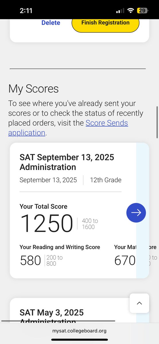 DylanMcIntosh_1's tweet image. NEW! SAT scores #classof26 PG