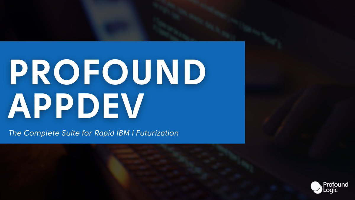 ProfoundLogic's tweet image. Stop thinking of it as “keep RPG or rewrite everything.”
Many IBM i teams feel trapped: green screens that frustrate users, or total rewrites that risk mission-critical logic.
Profound AppDev offers a different way. You can futurize on your terms. Evolve your application stack…