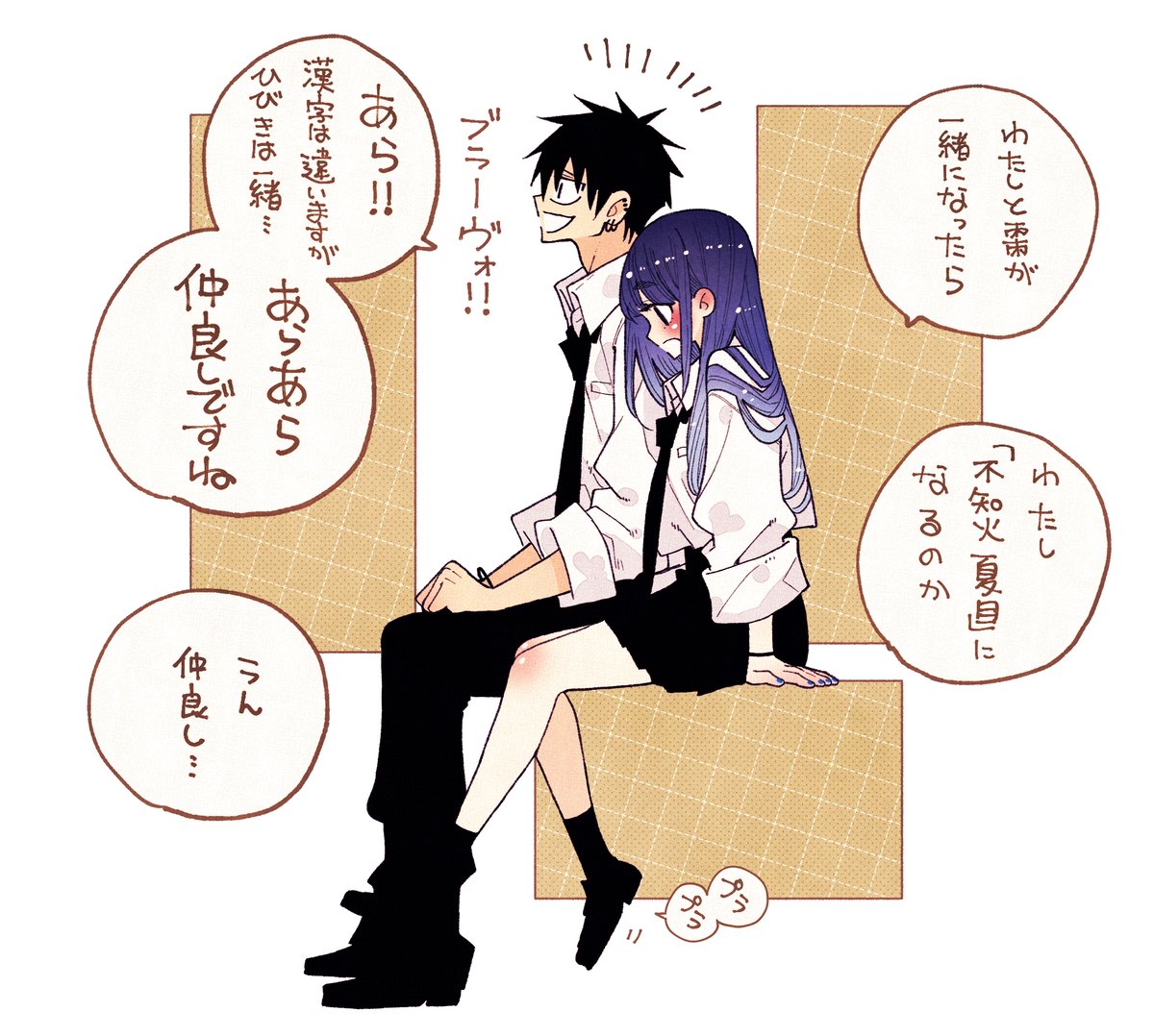 なかなか楽描きできないので可愛い夏目ちゃんの再掲😊🥰 