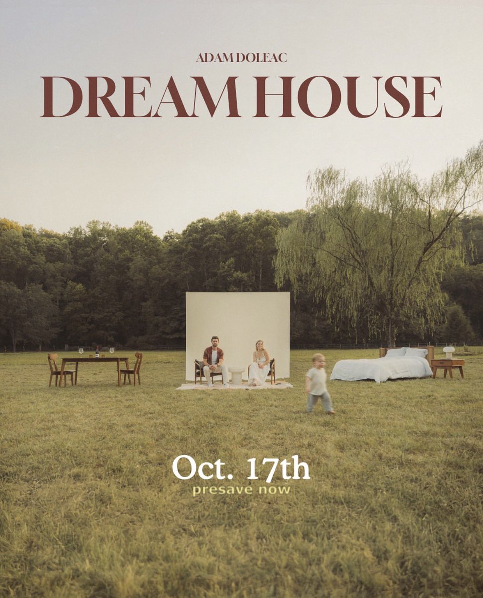 In 1 week <a href="/AdamDoleacMusic/">Adam Doleac</a>’s 2nd album will be released!  Repost if you’re excited, like if you’ve presaved and comment if you support our AD in making this project get eberything it deserves!  We want him to see all of your positive thoughts!  #DreamHouse #NewMusic #AdamDoleac