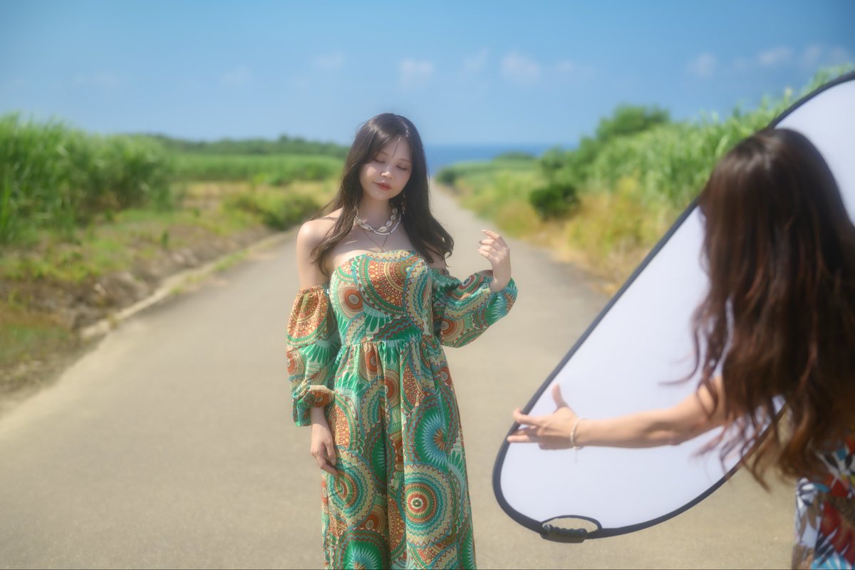 ストロボじゃなくてレフ板借りた。

そして、
H&amp;Y ソフトフィルター 82mm マグネティック HD ホワイトプロミスト入れて沖縄、波照間島を撮る‼️‼️😆

amzn.to/4q3tmO5