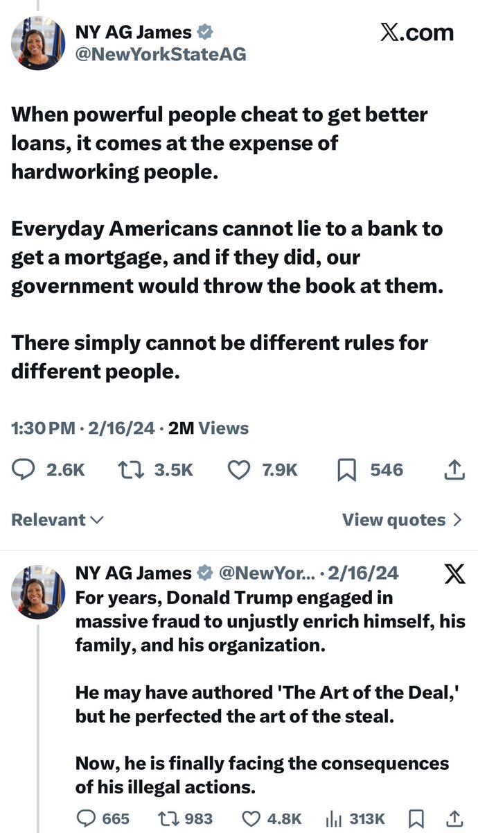 <a href="/ImMeme0/">I Meme Therefore I Am 🇺🇸</a> <a href="/_pointles_s/">Jay Bee</a> <a href="/NewYorkStateAG/">NY AG James</a> Here’s living proof……
The democrats accuse their political opponents of exactly what they themselves are doing!!! 

Receipt 👇