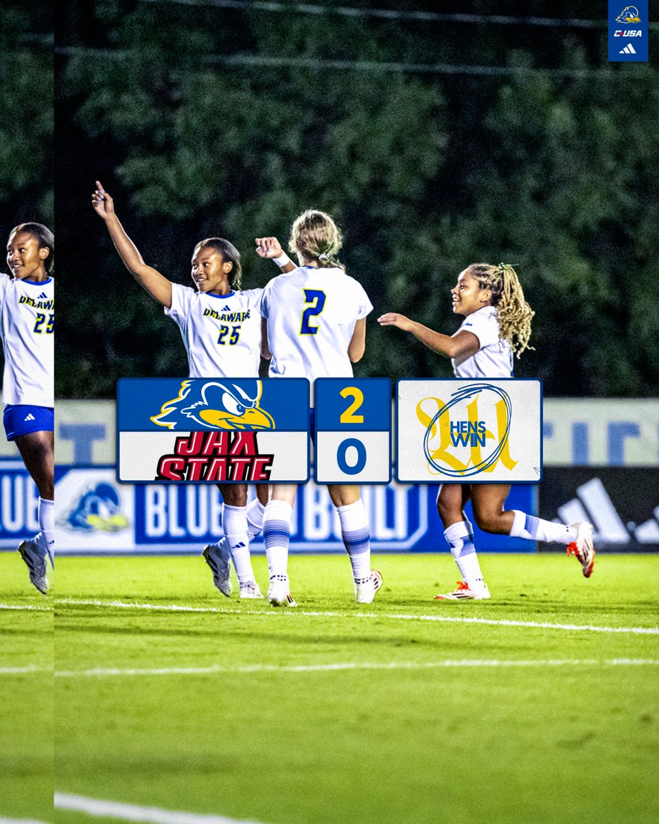 Fightin' Blue Hens win ... at night! 😤