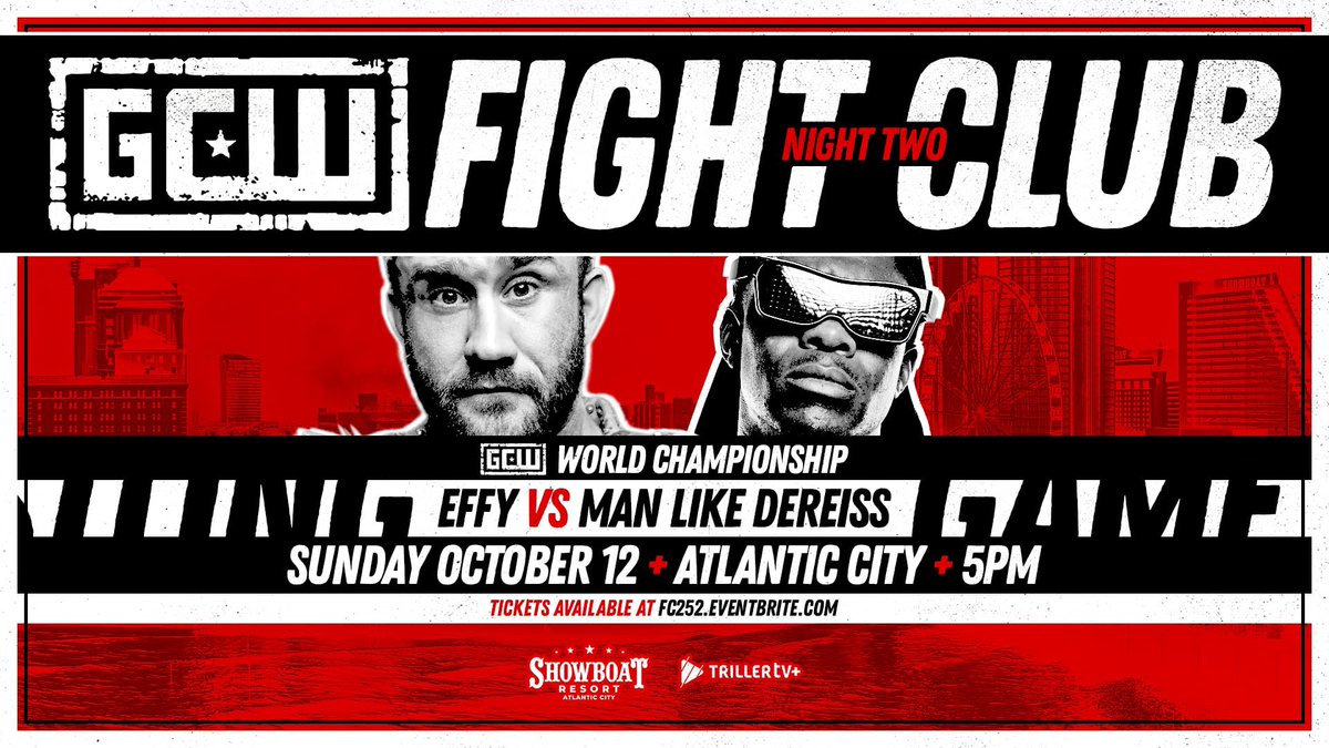 EFFYlives's tweet image. GCW FIGHT CLUB WEEKEND

WHO IS ROLLING UP?
Who is lighting Pondo on fire????