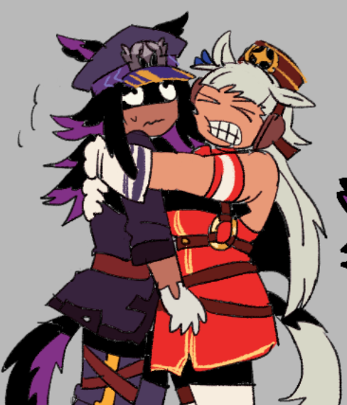 sorryu i havent been posting IM FALLING OFF..! just kidding i got into university and also i have a thousand commissions i have to work on . i like umamusume now though