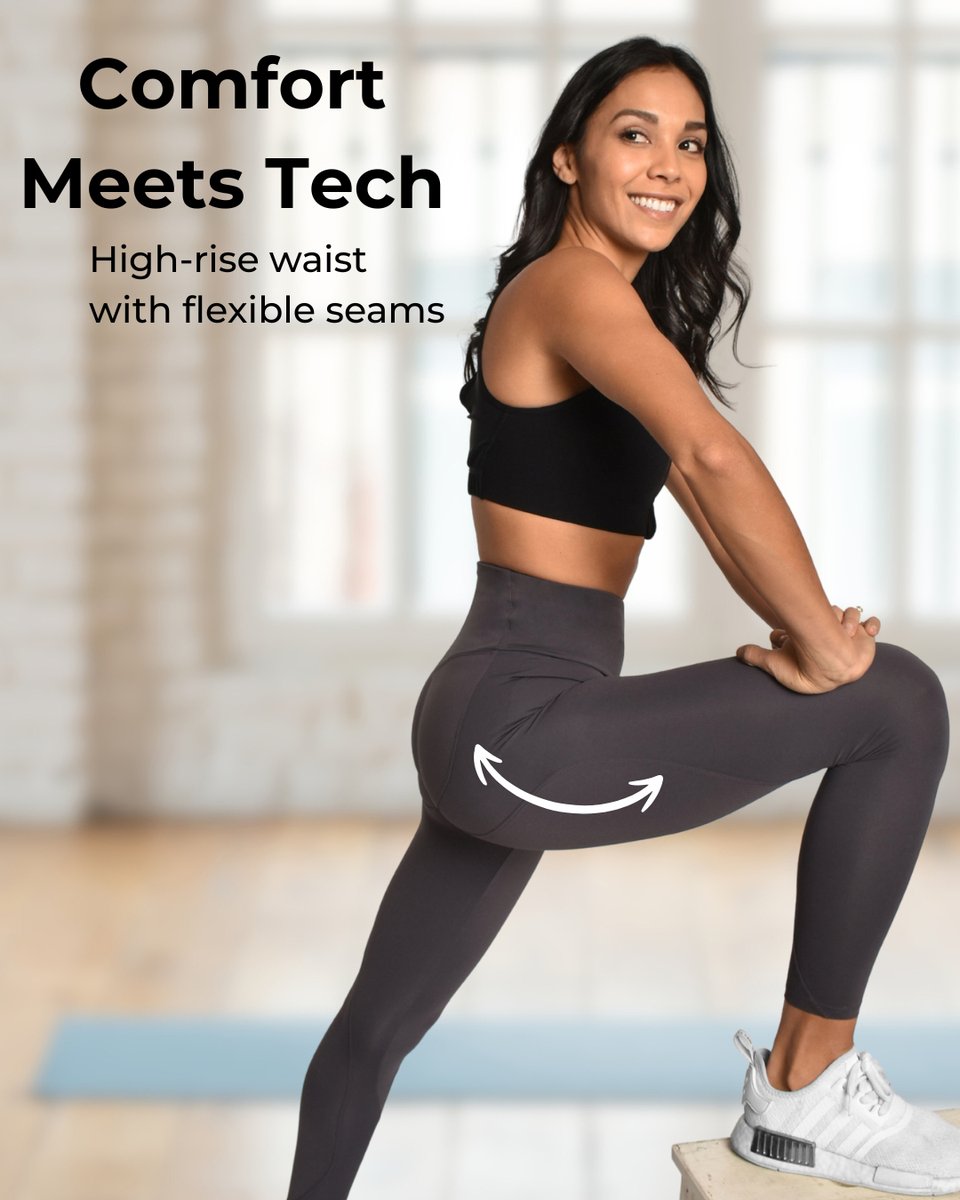 These aren't your typical compression gear; experience the future of comfort and support with our patented Neuroband® technology, which utilizes gentle touch tension resistance to activate your glutes and hamstring muscles.✨Get ready for superior hip stability &amp; posture support.