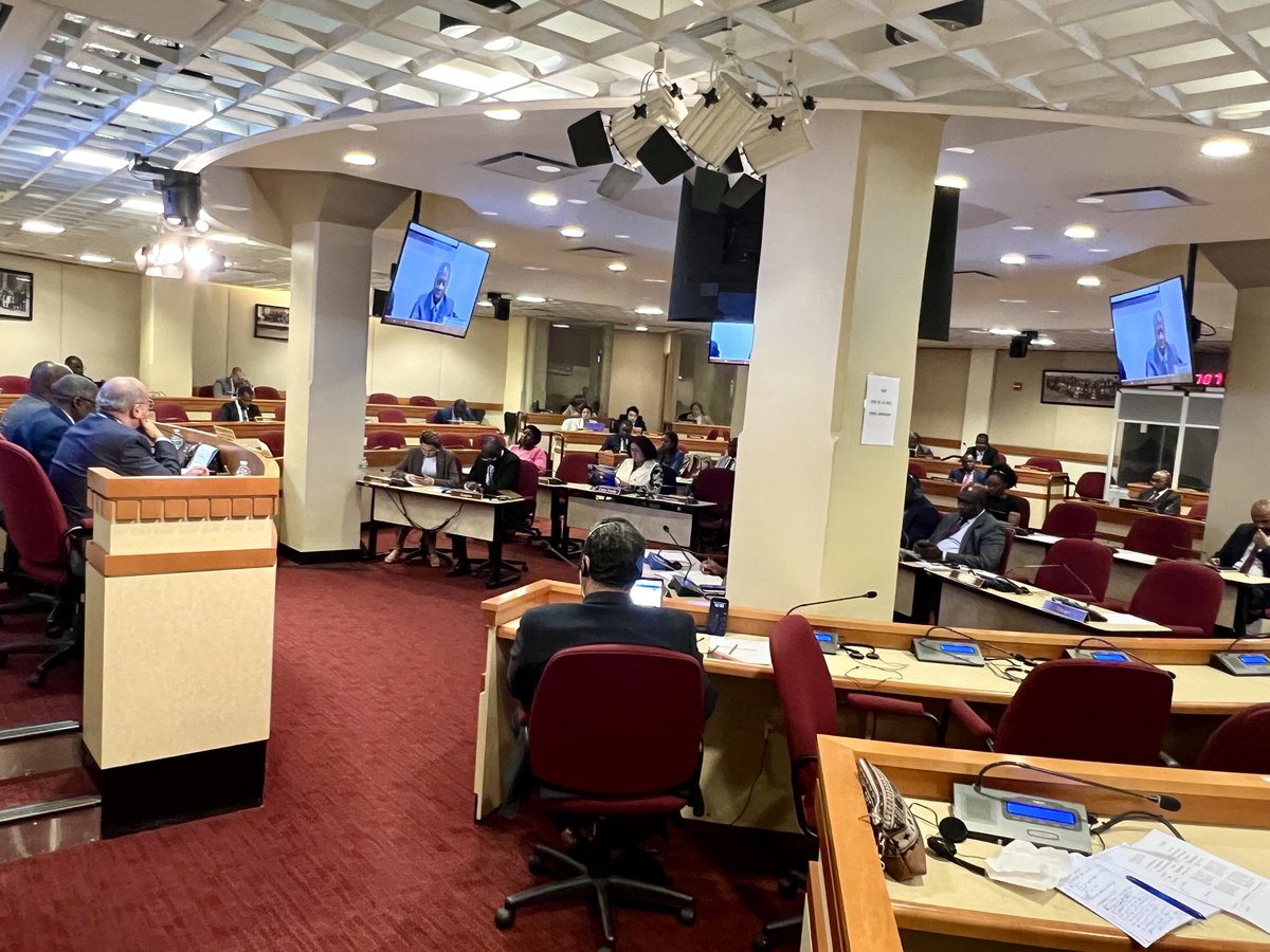 Amb. Martin Kimani, President and CEO of the African Center in #NY, briefed the #AfricanGroupUN today on the commemoration of the 5th Pan-African Congress, which took place in 1945, underscoring its significant importance and relevance to #Africans, #Caribbeans ,and people of