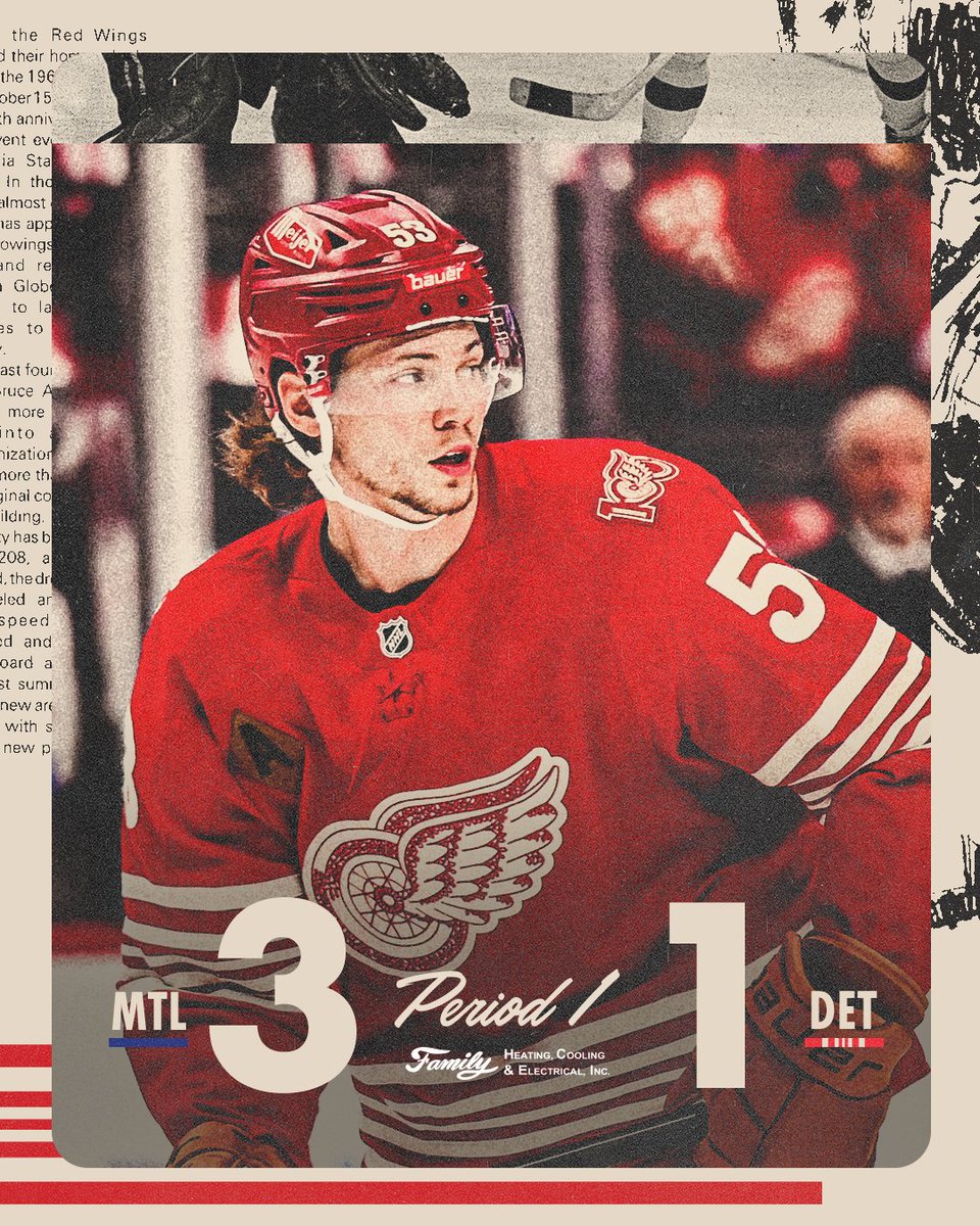 DetroitRedWings's tweet image. Through 20