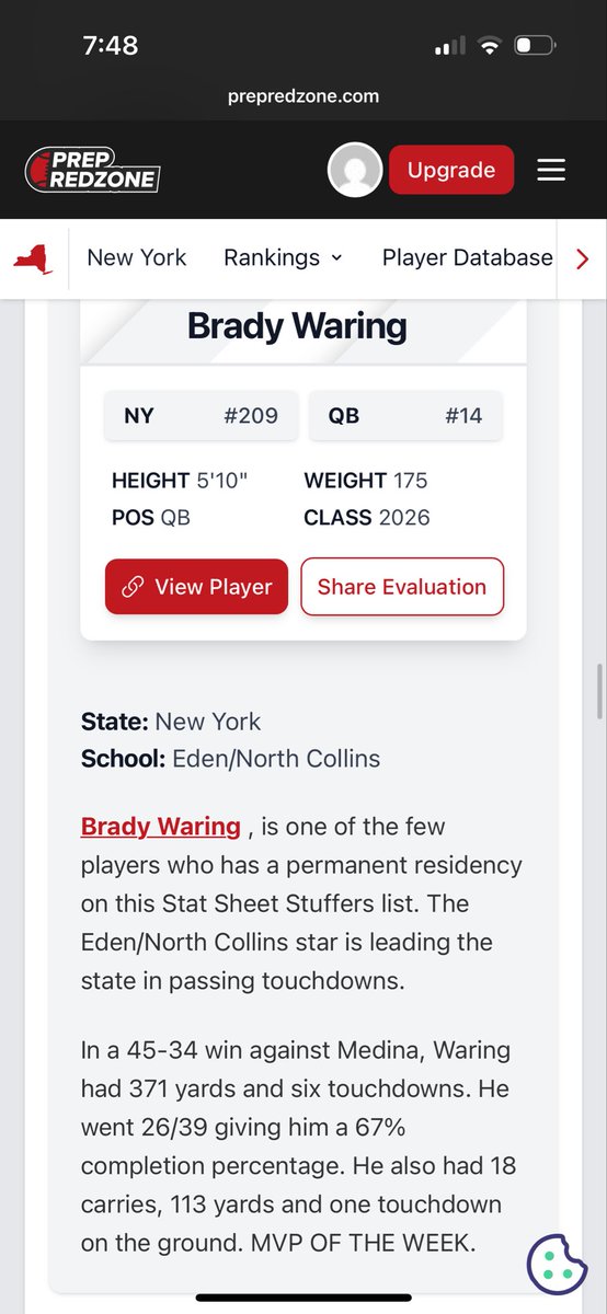 Thank you <a href="/PRZcory/">Cory Lemer</a>  for the <a href="/PrepRedzoneNY/">Prep Redzone New York</a> write up.