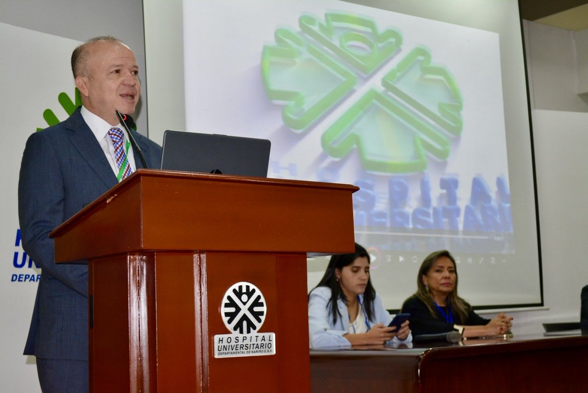 Antonioveira's tweet photo. En el marco de nuestra XIV Maratón de Enfermedades Infecciosas 🦠, desarrollamos una jornada de conocimiento, ciencia y experiencias compartidas junto al Instituto Departamental de Salud de Nariño – @IDSNcontigo 

Destacados ponentes nacionales e internacionales nos acompañaron para fortalecer el abordaje de las enfermedades infecciosas y promover el intercambio de saberes entre profesionales y estudiantes.

👉 Desde el Hospital Universitario Departamental de Nariño seguimos impulsando la investigación, la actualización científica y la formación en salud.