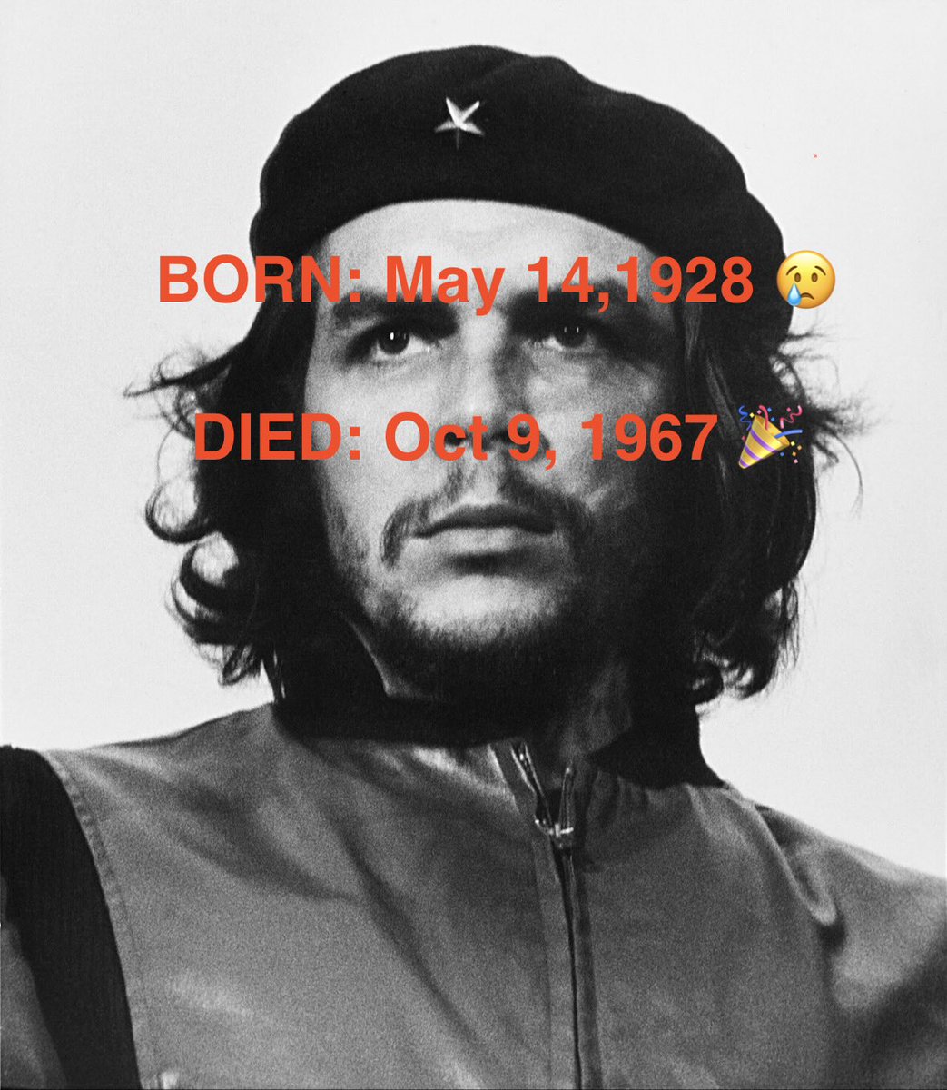 MercWorksPod's tweet image. HAPPY DEAD CHE DAY!!!!
Only good Commie…
#che