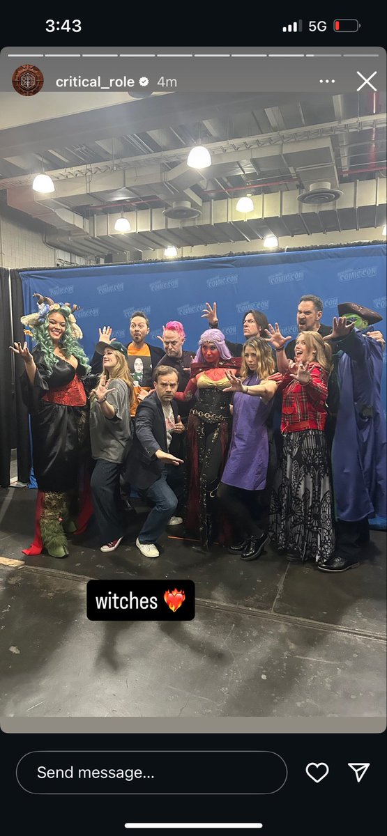 Witches Be Bitches!! I Made It On <a href="/CriticalRole/">Critical Role</a> Story!! Yall This Is Insane!! <a href="/matthewmercer/">Matthew Mercer</a> <a href="/samriegel/">Sam Riegel</a> <a href="/Marisha_Ray/">Marisha Ray</a> <a href="/WillingBlam/">Travis Willingham</a> <a href="/LauraBaileyVO/">Laura Bailey</a> <a href="/executivegoth/">Taliesin Jaffe</a> <a href="/VoiceOfOBrien/">Liam O'Brien</a>