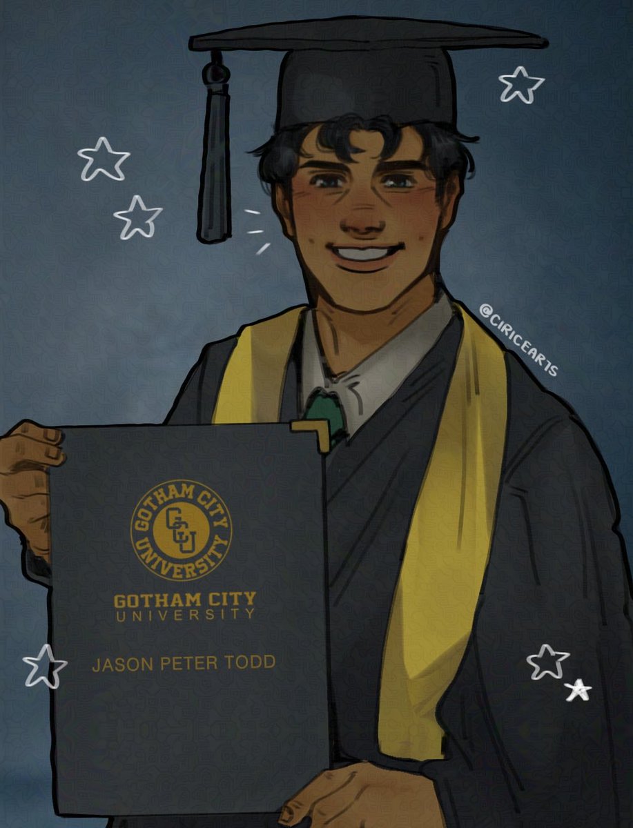 oh the boy is safe, he even graduated! #jasontodd