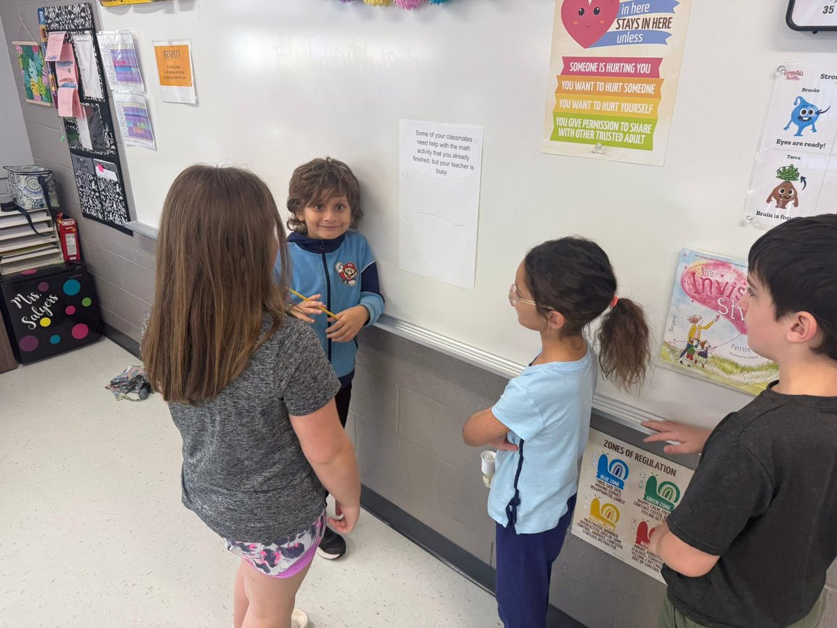 RelifordChristy's tweet photo. ❤️In Counseling classes this month, the character trait we are learning about is Responsibility. Mrs. Justice’s 3rd grade class worked in groups today to respond to scenarios showing responsibility and flexible thinking. They did a great job!❤️🐯🐾@cannonsburgelem https://t.co/KdrJfKs6Cn