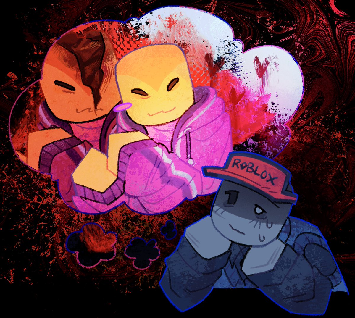 astertude's tweet image. i believe that love looks just a little different for everyone. For me it was darker than most.
#badthingsroblox