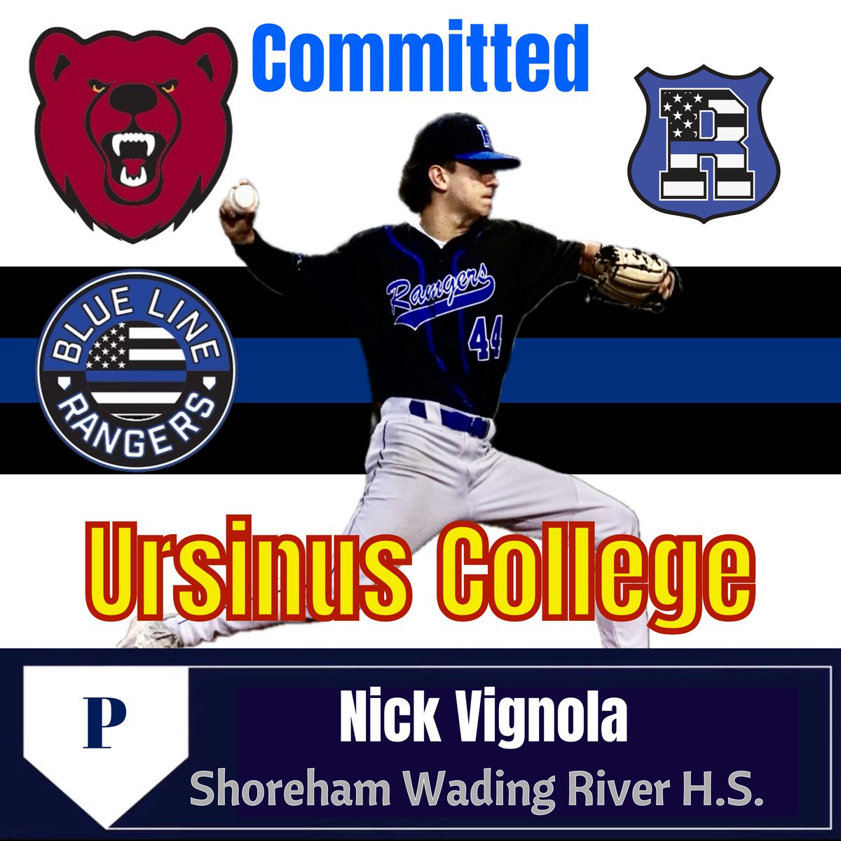 Congratulations to Blue Line Ranger, Nick Vignola (SWR '26) on his commitment to Ursinus College. Big pickup for this program! <a href="/Nick_Vignola26/">Nick Vignola</a> <a href="/BlueLineRangers/">PAL Blue Line Rangers</a>