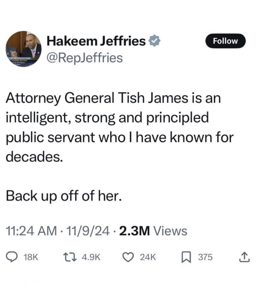 TechtalityS's tweet image. Hakeem Jefferies just showing us that all the Democrats are Criminals!