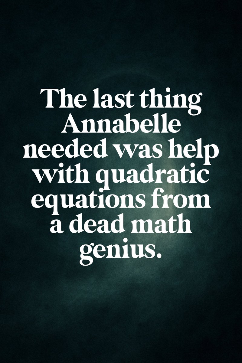 DCooperHo's tweet image. INTRODUCING Annabelle Croft: part-time student, full-time ghost magnet.
Her life motto? Ignore the dead, tolerate the living.

#InBetweenNovel #YAParanormal  #BookIntro #HauntedGirlEnergy #amquerying #characterintro