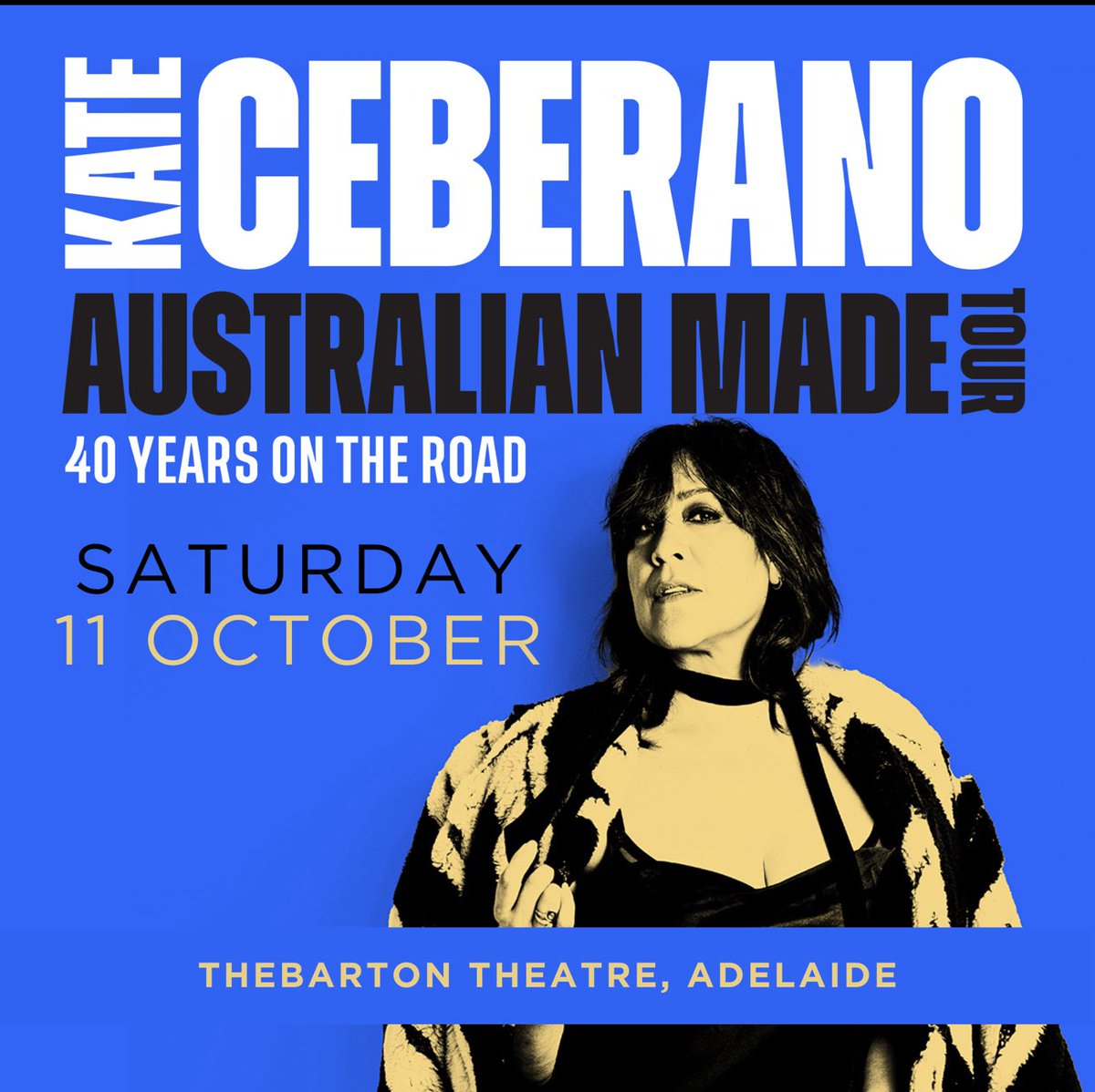 Final show of the tour tomorrow…

Last tickets: 🎟️ kateceberano.com