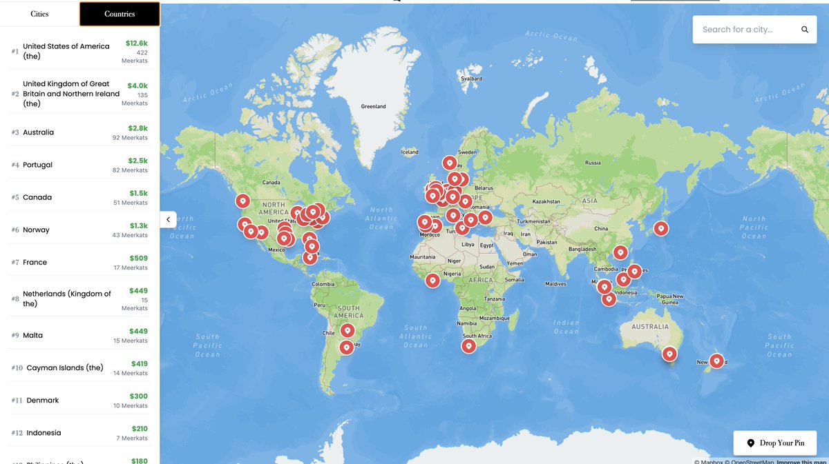 timontheog's tweet image. First week the new @mmccsolana website is live:

✅ 1,133 Meerkats Delisted &amp;amp; Staked

🌎 1,000+ Meerkats claimed on the KatMap

📖 Tons of Guestbook entries forever saved!

The Katalyst is coming soon 👀