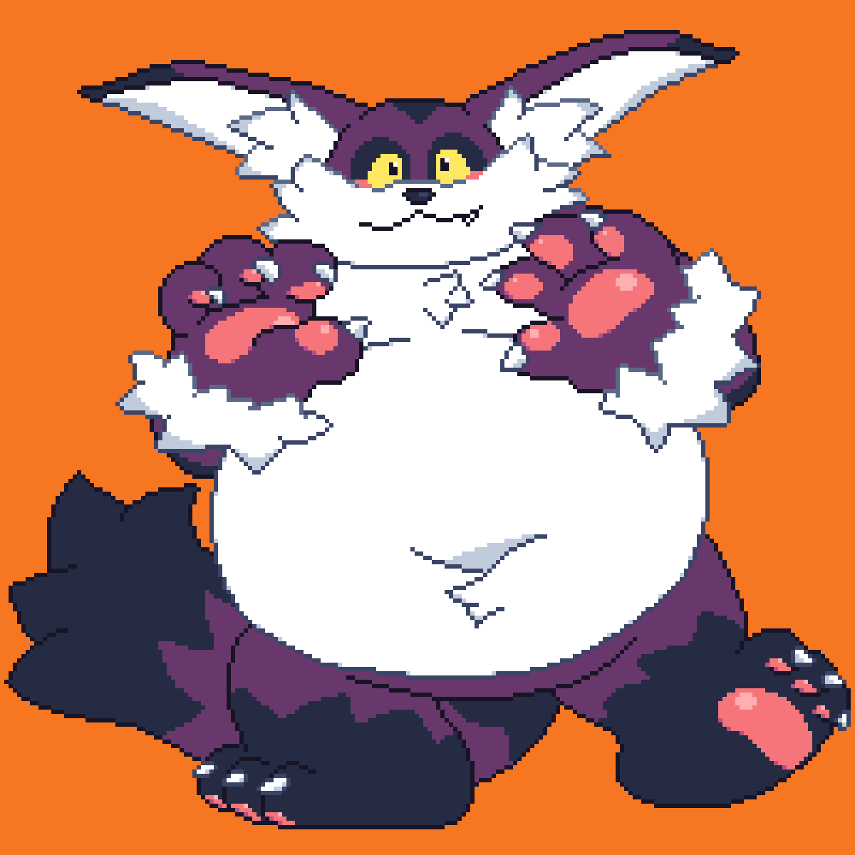 Bearffet's tweet photo. it's still spooky month so whatever go my big the werecat https://t.co/2W2SqeOfcO