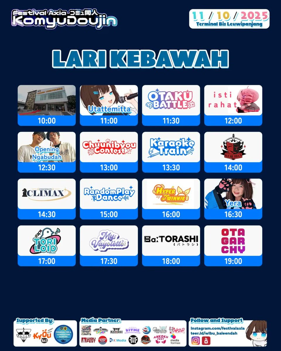 assemblestarsid's tweet photo. Yahoo Produsyaaa~!

Sudah lama kita tidak gathering nih. Bulan Oktober ini yuk ikut gathering dengan para Enstarries lainnya di event Komyudoujin by wibu_baleendah Sabtu, 11 Oktober 2025.

#ENSTARSTWT #enstarsgathering https://t.co/FJKrCyBqmx