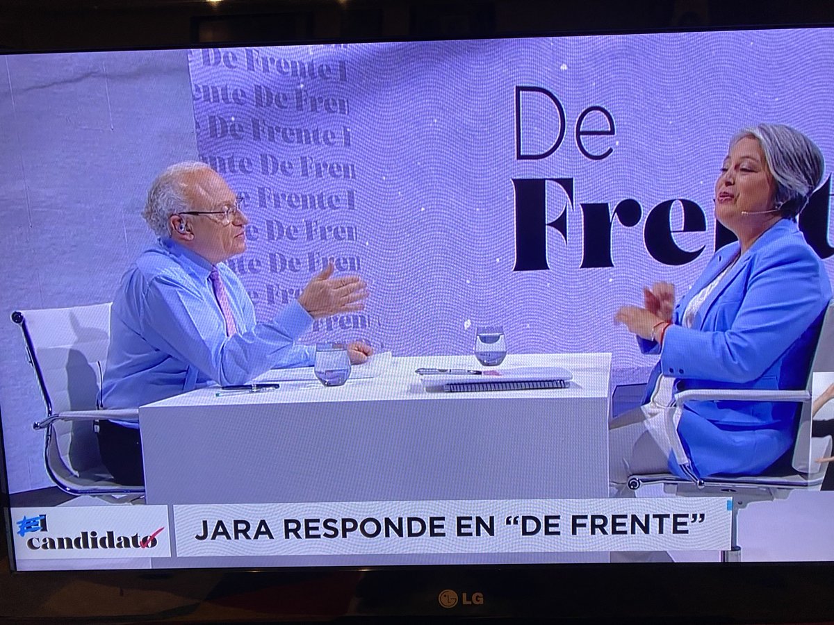 LyaGonzalez1's tweet photo. Increíblemente Mosciatti insiste con Cuba, Carmona, el PC 
En mi opinión no pudo con ella!!
Que gran candidata tenemos!!! 
#JaraPresidenta https://t.co/3jv1vkrpcI