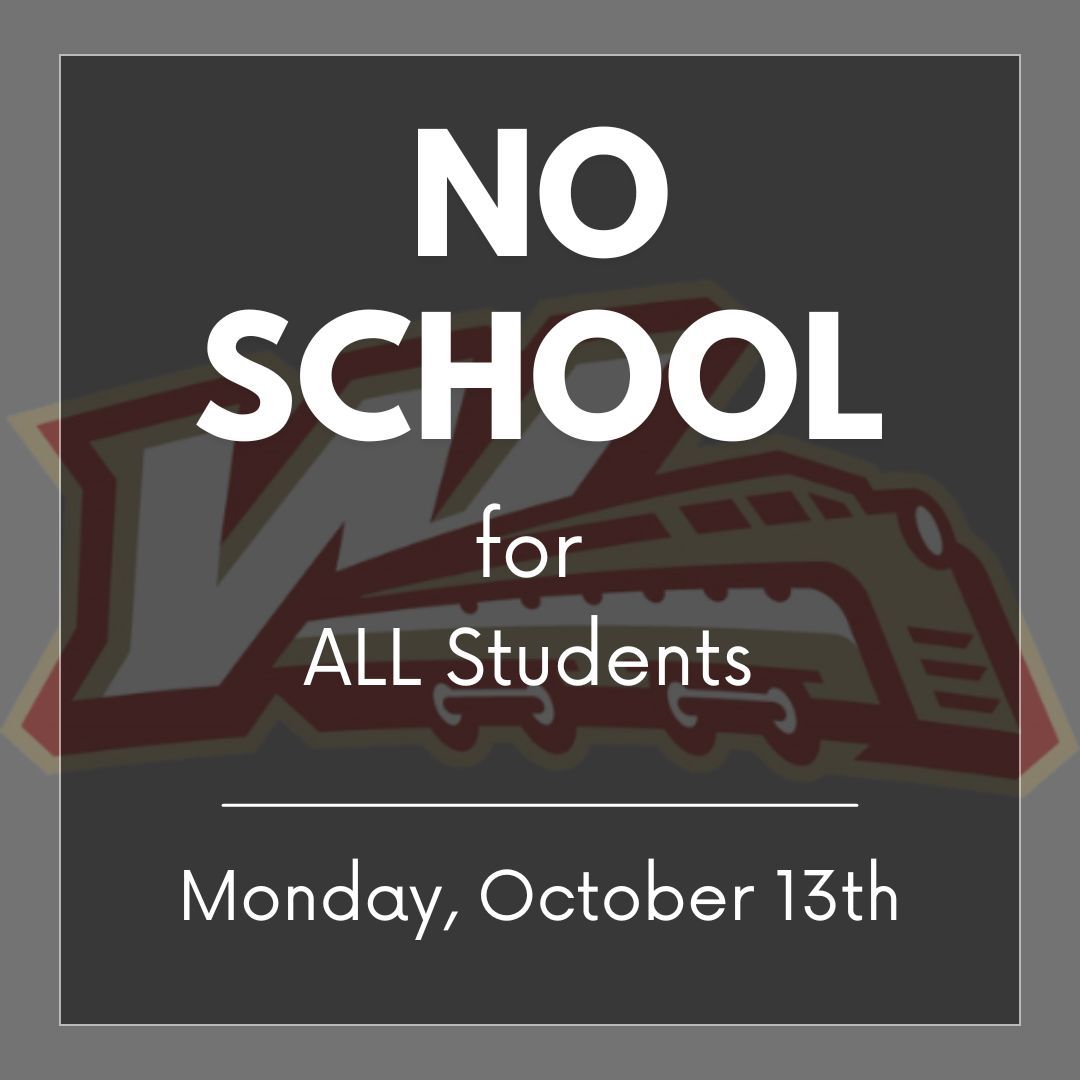 🚨 NO SCHOOL🚨 
There will be NO SCHOOL for all students on Monday, October 13th. Classes will resume on Tuesday, October 14th. Enjoy the long weekend!
#WeAreZephyrs