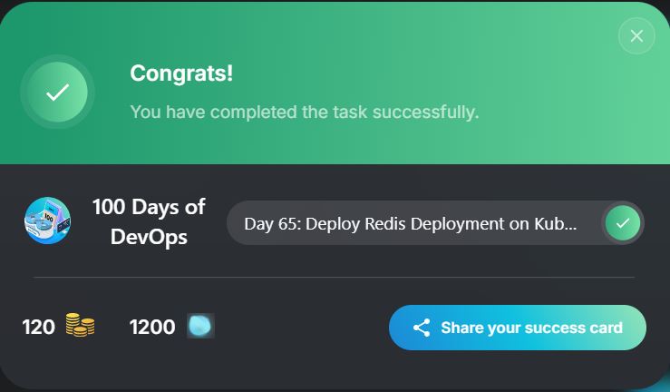 jidefal's tweet image. Day 65 of #100DaysOfDevOps by @KodeKloudHQ  - Deploy Redis Deployment on Kubernetes

Today&apos;s task is to create a Redis deployment with the given specifications.

Steps:

- Create a ConfigMap.

- Create a deployment Yaml File.

#Kubernetes #Configmap #Redis