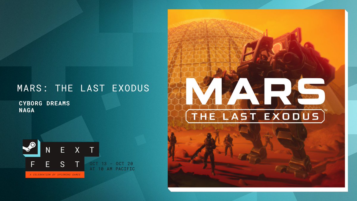 MARS_tl_Exodus's tweet photo. Ready to lead Expedition Exodus and conquer Mars?   

Discover our brand new Demo during #SteamNextFest , including an intro of the #earlyaccess coming this November 🪳 

Reach the Laboratory to uncover its secrets...  

#indiegames #steam #gamedev #gaming #indiedev #steamgames https://t.co/FuVDCvIjQq