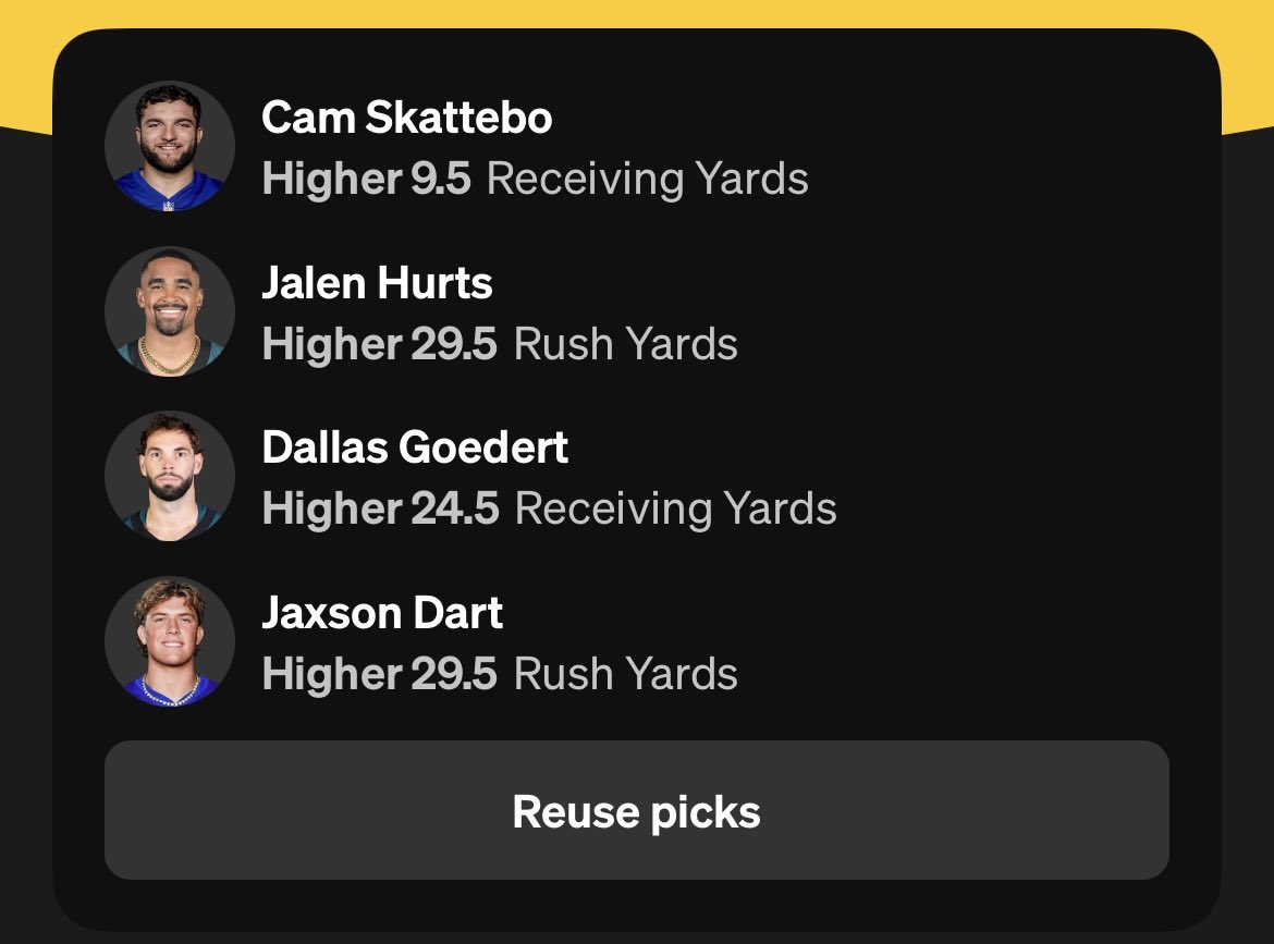 Prchuncho1's tweet image. Loving this play. $20 to someone who tails. Reply with proof. 
#nfl #sportsbetting #UnderdogFantasy #prizepickswinning #viral #parley #ThursdayNightFootball #prizepickslocks #nba #sports #betting