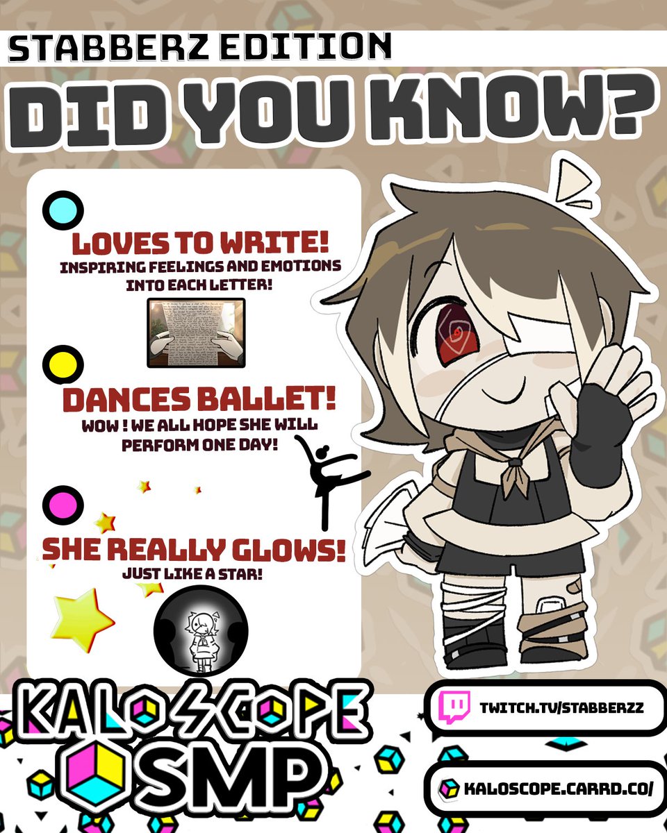 KaloscopeSMP's tweet photo. Been awhile! This week's showcase is our wonderful friend "Stabberz!" A true artist with their trusty pen and paper! Be sure to watch their newest episode 2 "Freedom" on YouTube! https://t.co/zFr3fk5ezM