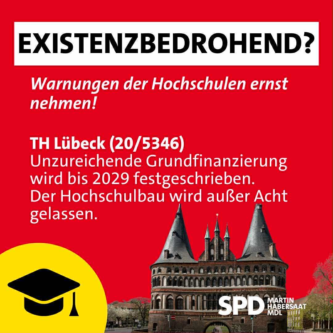 martinhabersaat's tweet image. 🚨 Hochschulen schlagen Alarm:
Ohne ausreichende Finanzierung drohen massive Einschnitte.

Es ist falsch, Ziele vorzugeben, aber keine Mittel bereitzustellen.
Schleswig-Holstein braucht starke Hochschulen – in Lehre, Forschung und Innovation!

#Hochschule  #Bildung #SH #LandtagSH