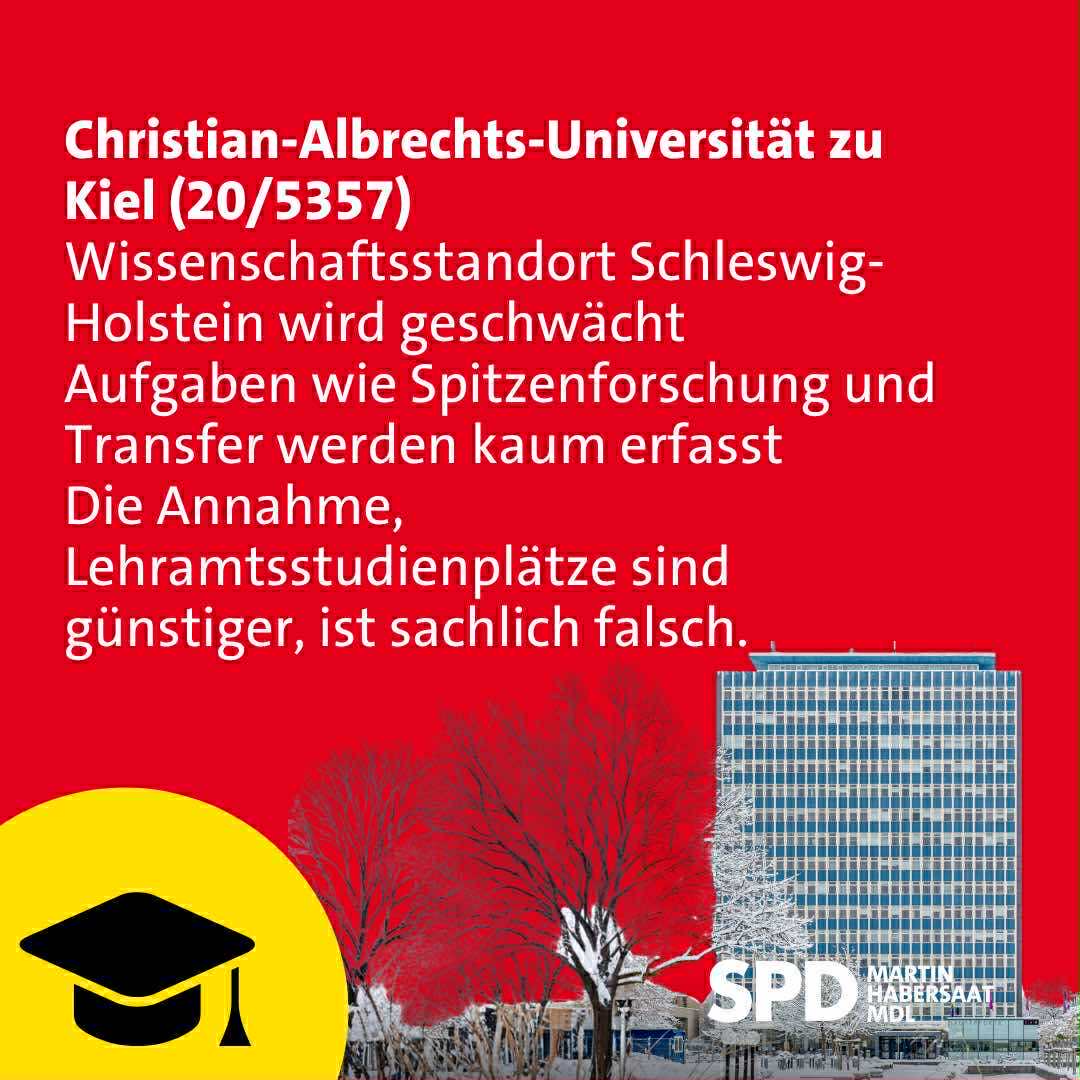 martinhabersaat's tweet image. 🚨 Hochschulen schlagen Alarm:
Ohne ausreichende Finanzierung drohen massive Einschnitte.

Es ist falsch, Ziele vorzugeben, aber keine Mittel bereitzustellen.
Schleswig-Holstein braucht starke Hochschulen – in Lehre, Forschung und Innovation!

#Hochschule  #Bildung #SH #LandtagSH