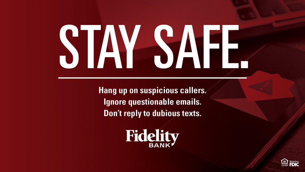 Scammers use technology to make their communication appear legitimate, including fake caller IDs. If you're suspicious, do not engage. Instead, use the official methods of contact from your bank’s website to inquire about the security of your account. | bit.ly/3H1iZW2