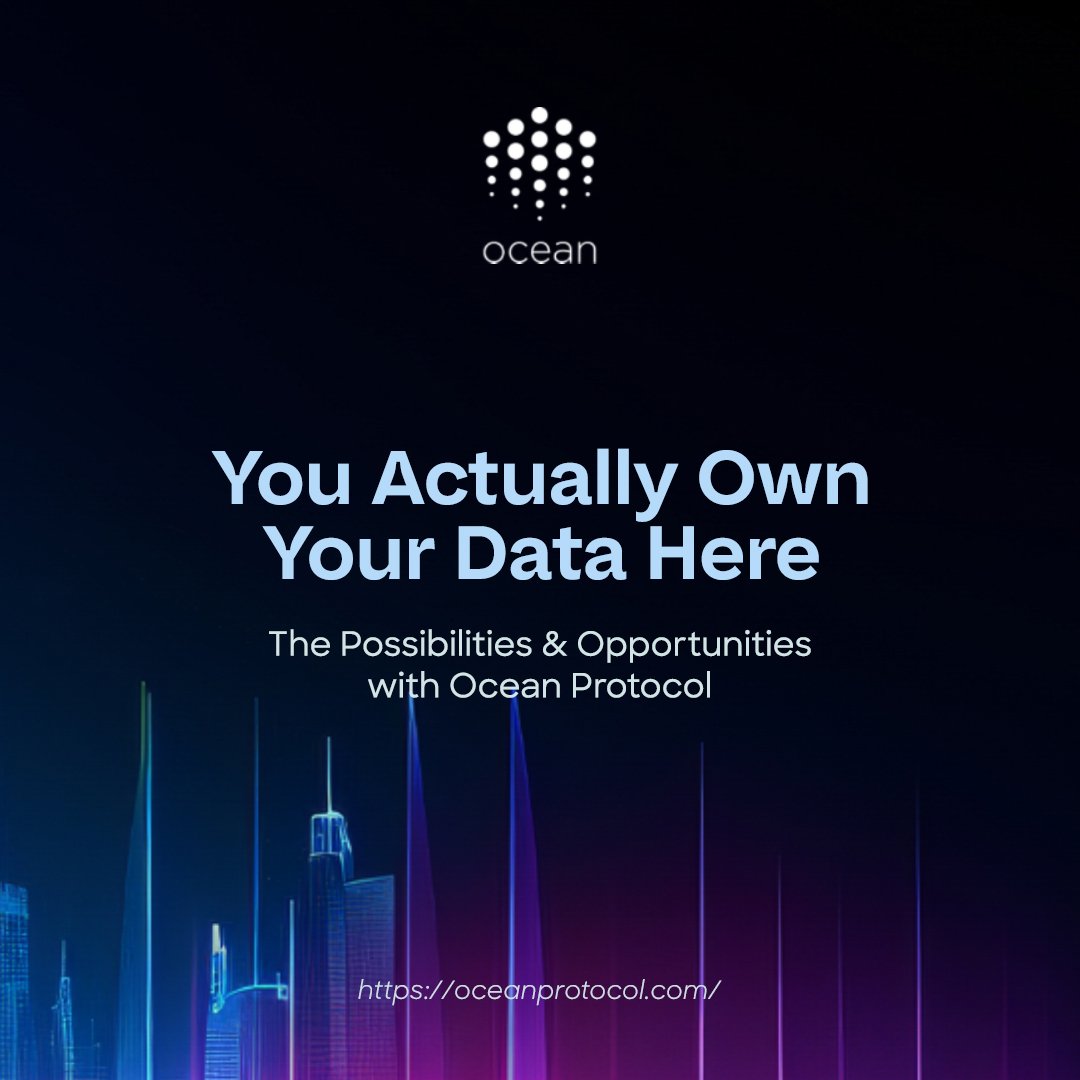 I've been checking out <a href="/oceanprotocol/">Ocean Protocol</a>, and it's genuinely one of the coolest things I've found in the AI and data space.

They're building a decentralized ecosystem where you actually own and control your data and AI work, no middlemen, no permission needed.

Here are some of its