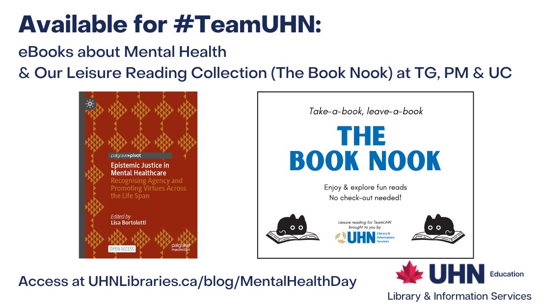 UHN Libraries tweet media