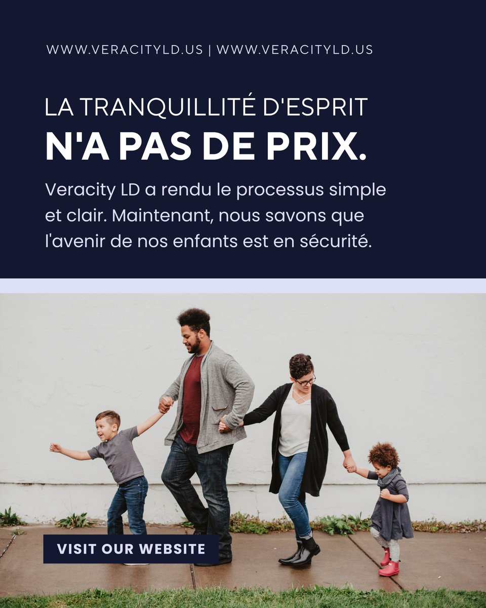 veracityld's tweet image. Peace of mind is priceless. 💙
At Veracity LD, we make planning simple so your family’s future is secure and stress-free.

🌐 veracityld.us
| 📞 +1 817-690-9889
#VeracityLD #FinancialFreedom #LifeInsurance #PeaceOfMind
.
.
La tranquillité d’esprit n’a pas de prix. 💙
