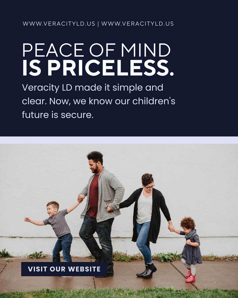 veracityld's tweet image. Peace of mind is priceless. 💙
At Veracity LD, we make planning simple so your family’s future is secure and stress-free.

🌐 veracityld.us
| 📞 +1 817-690-9889
#VeracityLD #FinancialFreedom #LifeInsurance #PeaceOfMind
.
.
La tranquillité d’esprit n’a pas de prix. 💙