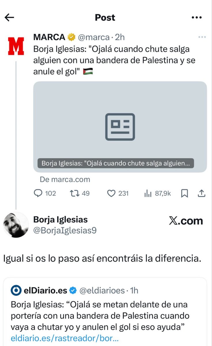 Así manipula Marca y así los pone a bailar Borja Iglesias