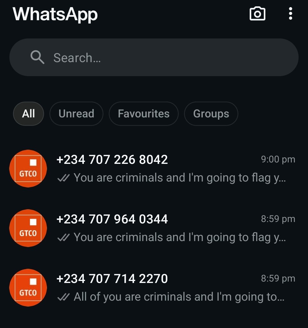 mightyreign's tweet photo. A bunch of criminals pretending to be GTBank customer support @gtbank @gtbank_help https://t.co/jR3Xz51g7P