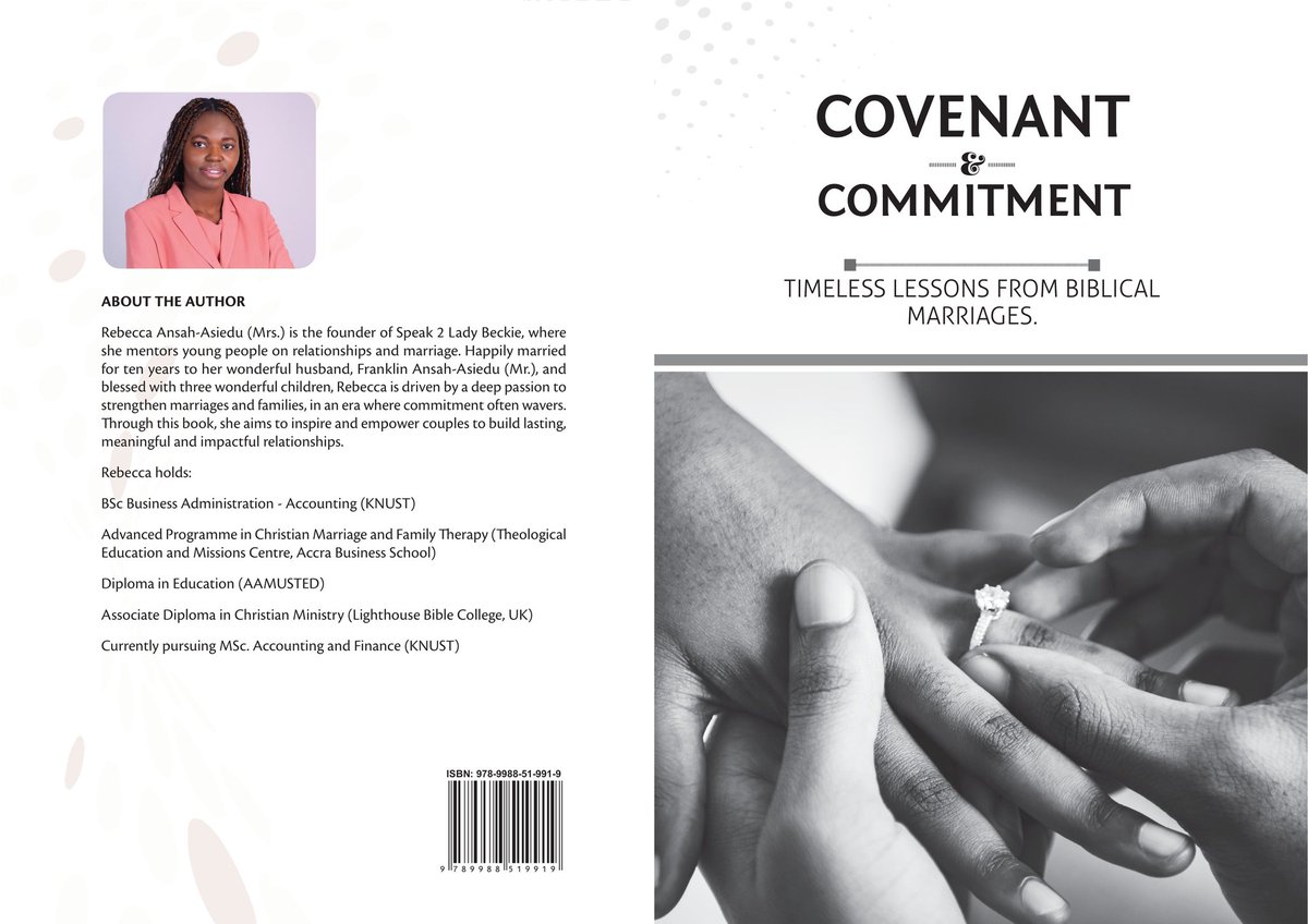 Glostregift_3's tweet photo. I'm glad to inform you all that my book "Covenant and Commitment; Timeless Lessons from Biblical Marriages" is live on Amazon. Kindly click on the link to get your copy.
https://t.co/RAsldTaTJw
Don't forget to leave a positive review. Thank you. https://t.co/FrPeuCTr3u