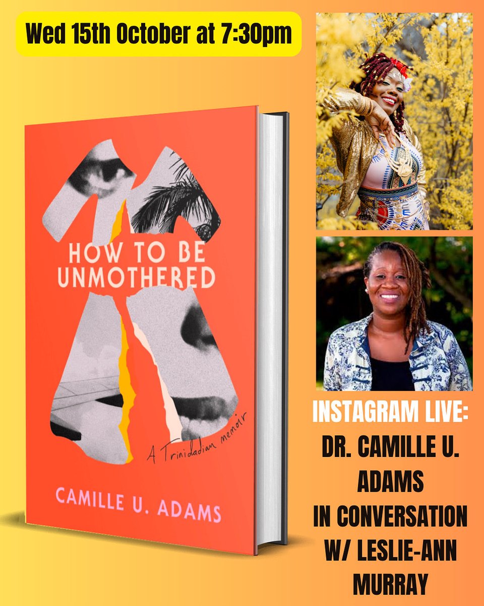 Are you no-contact with your mother? Do you have a fraught or frustrating relationship with your mother? Were you abused or abandoned by your mother? Are you a daughter of the Caribbean? Read the book and have questions and comments? This conversation is for you!
Join our IG live