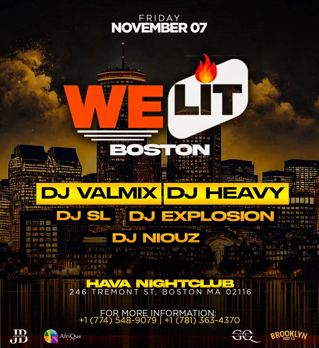 stanley_one5's tweet photo. The city asked and we delivered.
Boston’s first We Lit lineup drops today and the countdown to November 7th officially begins.
It’s not just a party, it’s a movement. ✨

Get your tickets and make your reservations early!!!
https://t.co/eKne8Z3aju

#WeLitBoston #WeLitExperience https://t.co/CTLkCvZmdl
